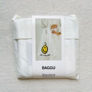 BAGGU Standard Reusable Shopping Bag Thank You Happy